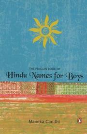 The Penguin book of Hindu names for boys