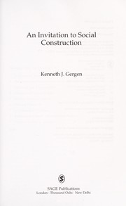An invitation to social construction