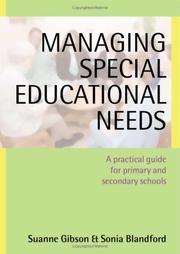Managing special educational needs a practical guide for primary and secondary schools