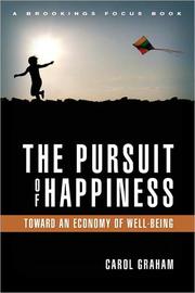 The pursuit of happiness an economy of well-being