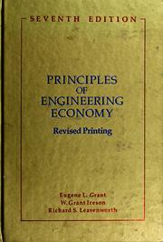 Principles of engineering economy