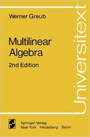 Multilinear algebra.