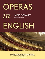 Operas in English a dictionary