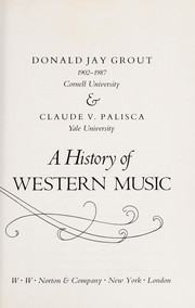 A history of western music