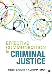 Effective communication in criminal justice