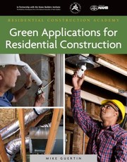 Green applications for the Residential Construction Academy series