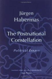 The postnational constellation political essays