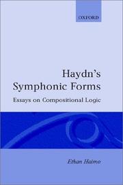 Haydn's symphonic forms essays in compositional logic