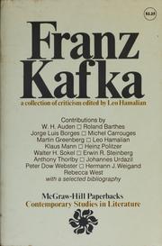Franz Kafka a collection of criticism
