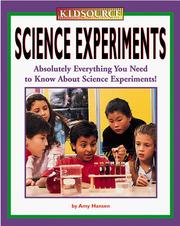 Kidsource science experiments