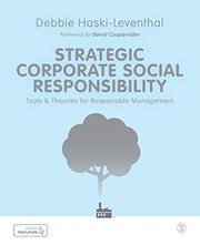 Strategic corporate social responsibility tools & theories for responsible management