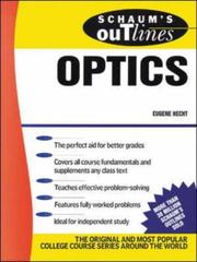 Schaum's outline of theory and problems of optics