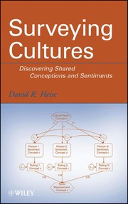 Surveying cultures discovering shared conceptions and sentiments