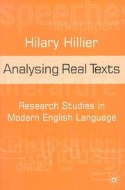Analysing real text research studies in modern english language