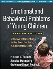 Emotional and behavioral problems of young children effective interventions in the preschool and kindergarten years