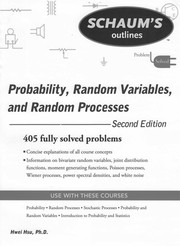 Schaum's outline's of probability, random variables & random processes