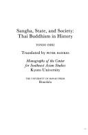 Sangha, state, and society Thai Buddhism in history