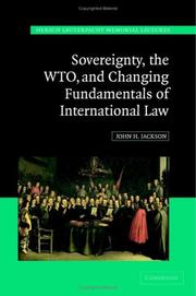 Sovereignty, the WTO and changing fundamentals of international law