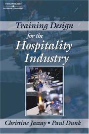 Training design for the hospitality industry
