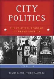 City politics the political economy of urban America