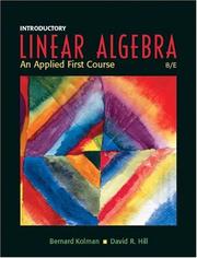 Introductory linear algebra an applied first course