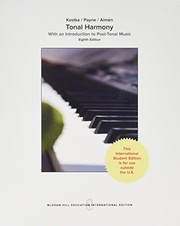Tonal harmony with an introduction to post-tonal music