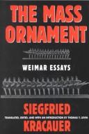 The mass ornament Weimar essays
