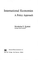 International economics a policy approach