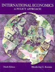 International economics a policy approach