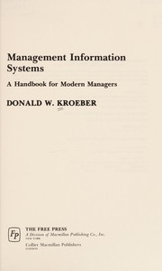 Management information systems a handbook for modern managers