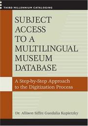 Subject access to multilingual museum database a step-by-step approach to the digitization process