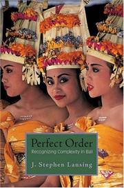 Perfect order recognizing complexity in Bali