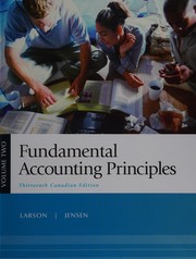 Fundamental accounting principles, vol.1
