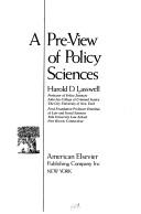 A pre-view of policy sciences