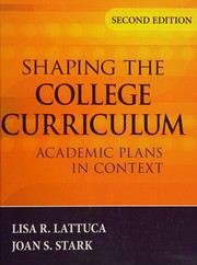 Shaping the college curriculum academic plans in context