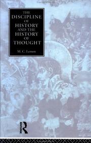 The discipline of history and the history of thought