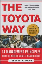 The Toyota way 14 management principles from the world's greatest manufacturer