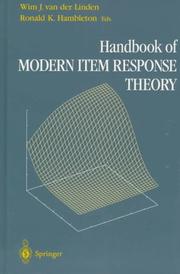 Handbook of modern item response theory