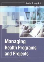 Managing health programs and projects