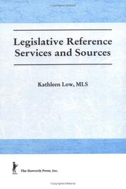 Legislative reference services and sources