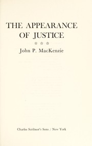 The appearance of justice