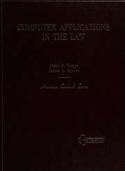 Computer applications in the law