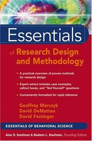 Essentials of research design and methodology