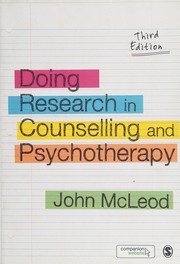 Doing research in counselling and psychotherapy