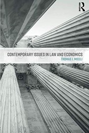 Contemporary issues in law and economics