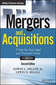 Mergers and acquisitions a step-by-step legal and practical guide
