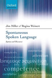 Spontaneous spoken language syntax and discourse
