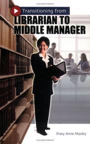 Transitioning from librarian to middle manager