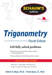 Schaum's outline trigonometry with calculator-based solutions