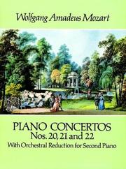 Piano concertos nos. 20, 21, and 22 with orchestral reduction for second piano